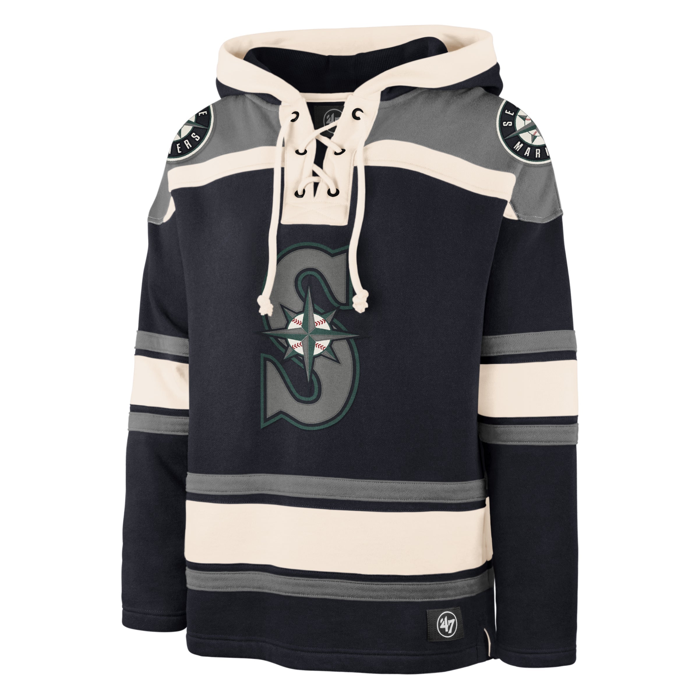 SEATTLE MARINERS SUPERIOR '47 LACER HOOD FALL NAVY