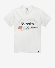 DANIEL SUAREZ TRACKHOUSE RACING KUBOTA IMPRINT '47 FRANKLIN TEE WHITE WASH