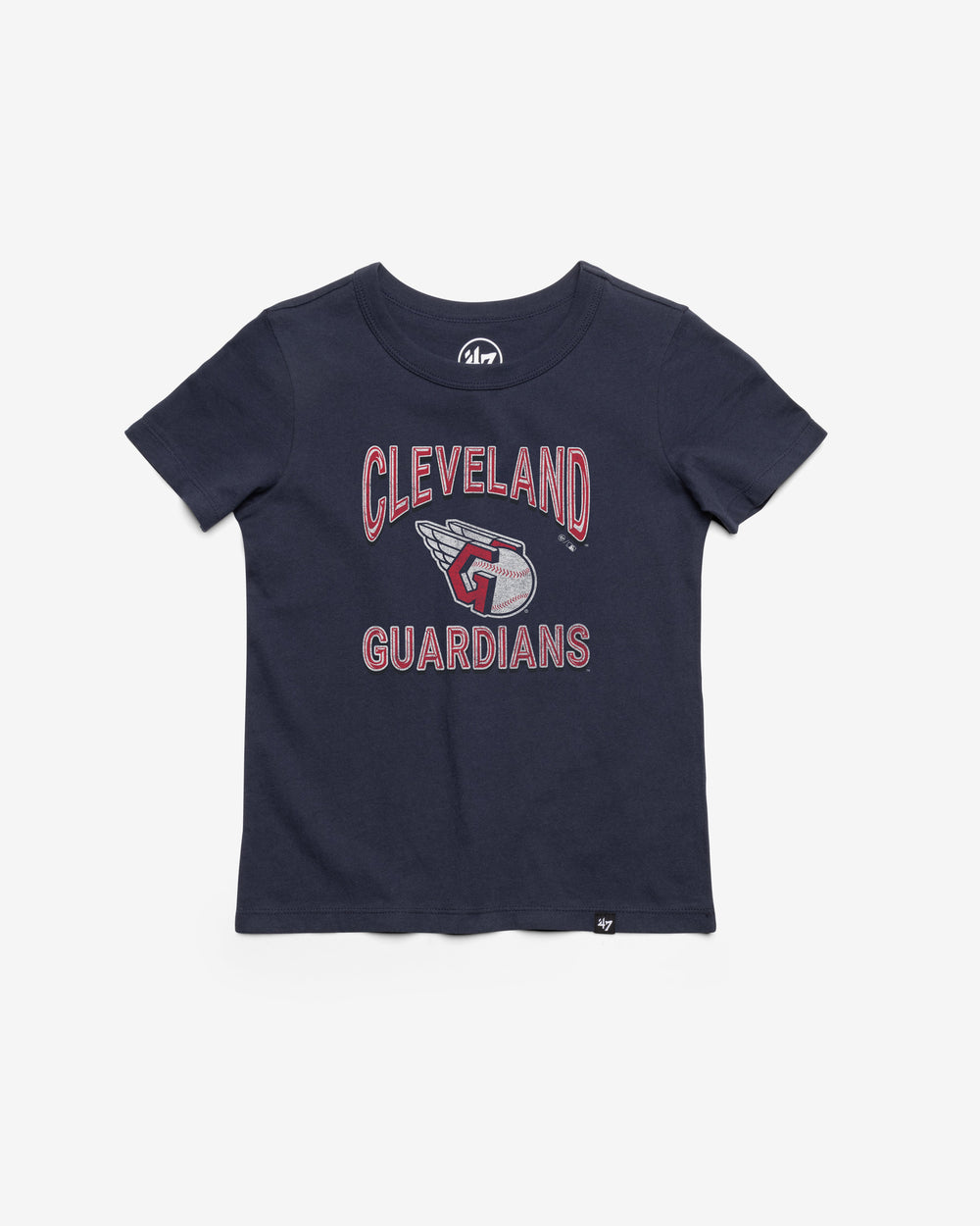 CLEVELAND GUARDIANS FAN OUT '47 FRANKLIN TEE KIDS ATLAS BLUE
