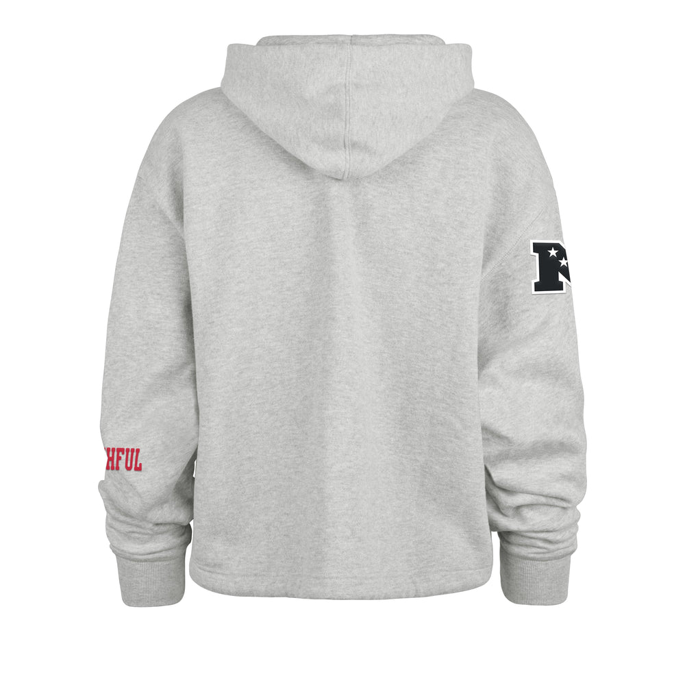 SAN FRANCISCO 49ERS HIGH HOPES '47 VENICE HOOD WOMENS RELAY GREY