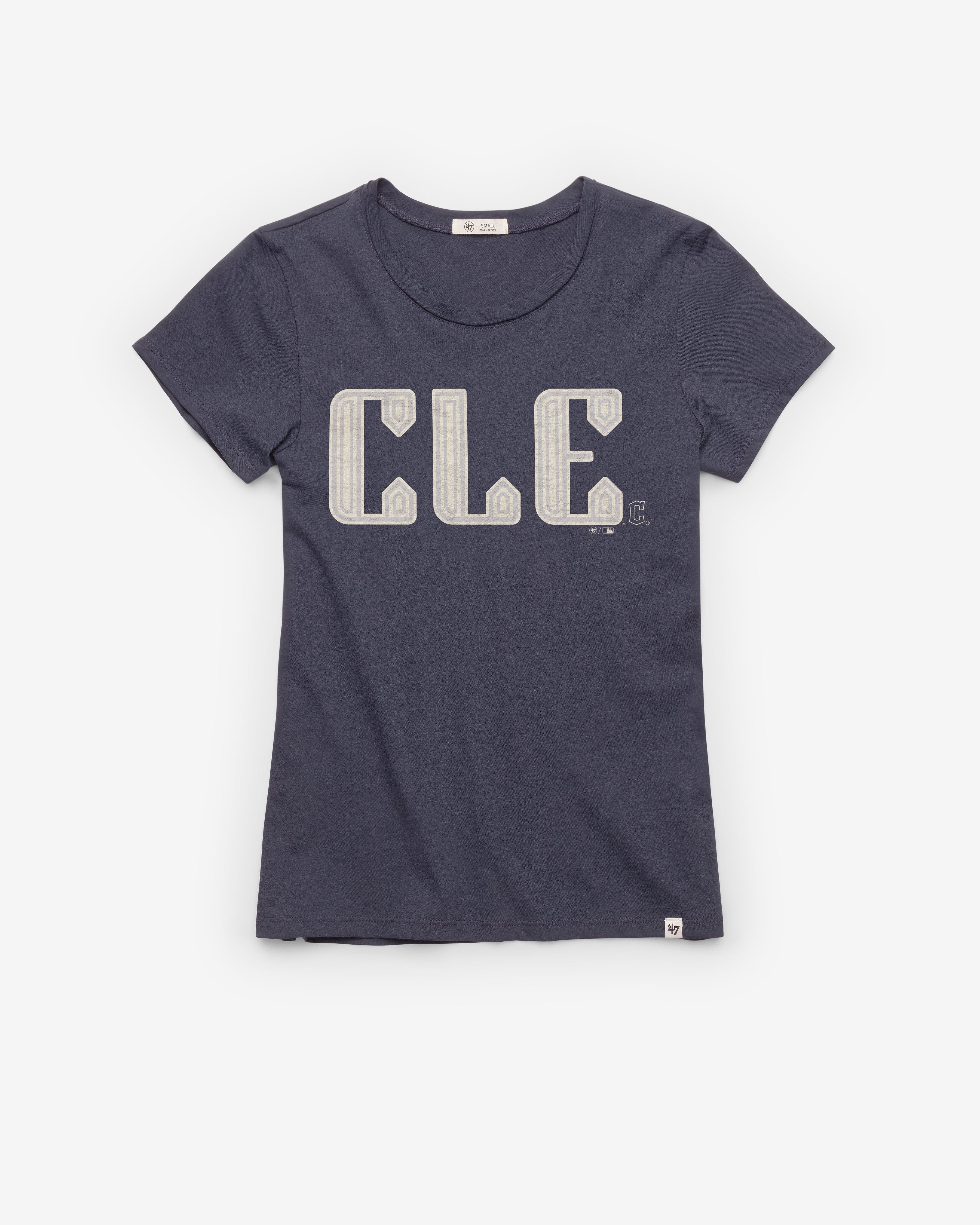 CLEVELAND GUARDIANS CITY CONNECT PREMIER '47 FRANKIE TEE WOMENS ATLAS BLUE