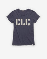 CLEVELAND GUARDIANS CITY CONNECT PREMIER '47 FRANKIE TEE WOMENS ATLAS BLUE