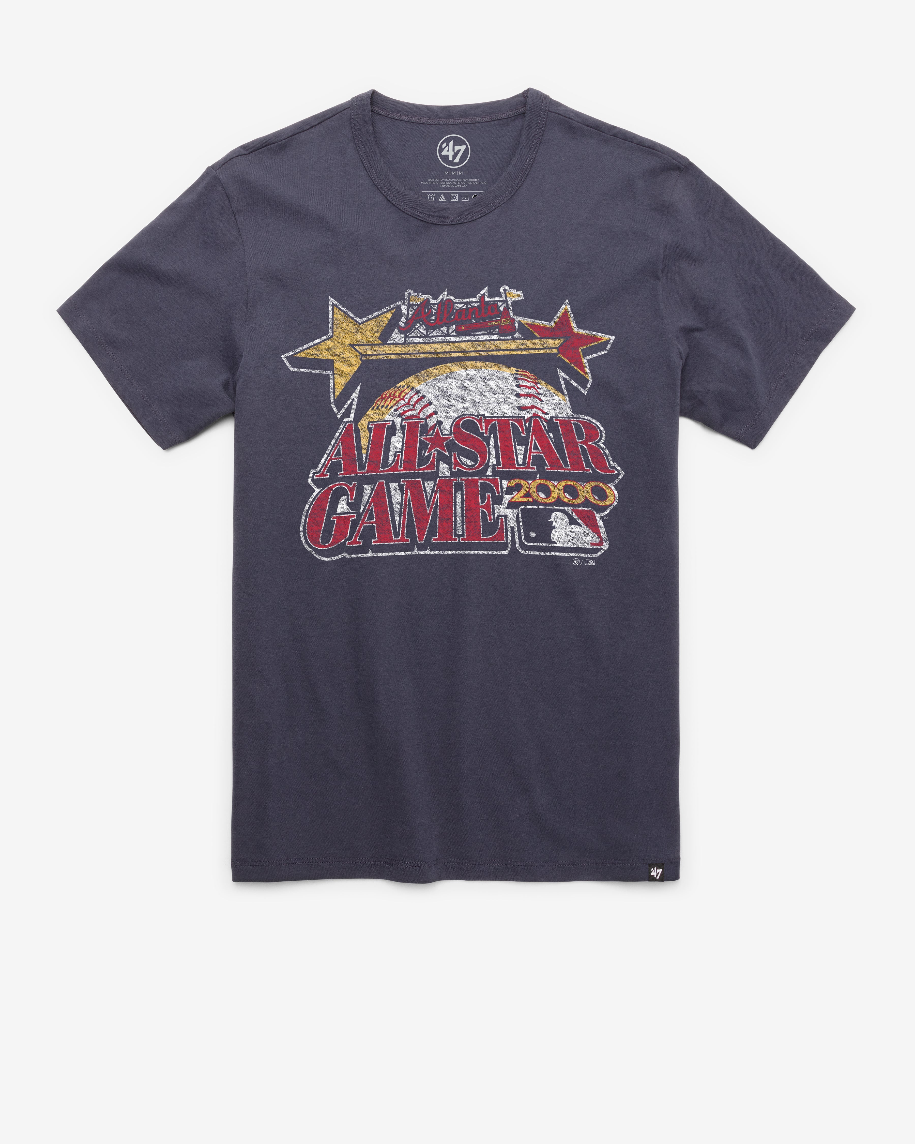 ATLANTA BRAVES COOP ASG PREMIER '47 FRANKLIN TEE ATLAS BLUE