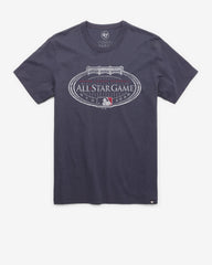 NEW YORK YANKEES COOP ASG PREMIER '47 FRANKLIN TEE ATLAS BLUE