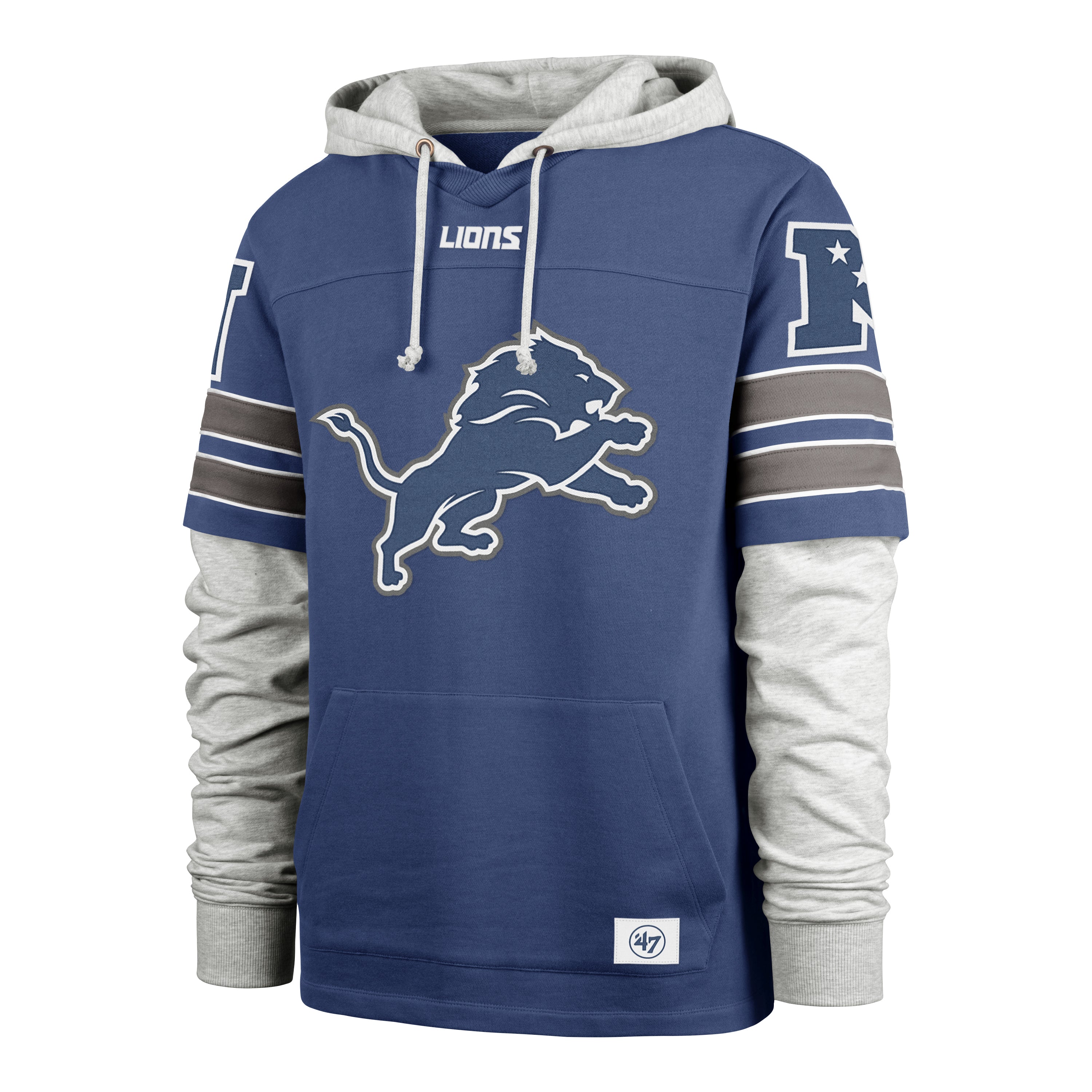 DETROIT LIONS GRIDIRON BLITZ '47 CORNERBACK LACER CADET BLUE