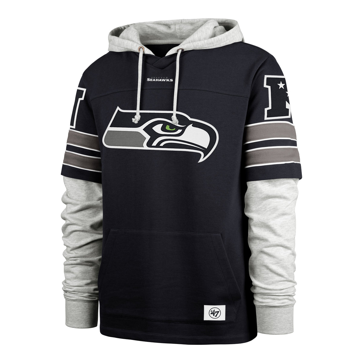 SEATTLE SEAHAWKS GRIDIRON BLITZ '47 CORNERBACK LACER ATLAS BLUE