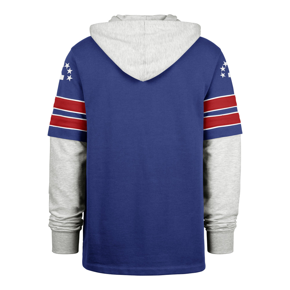 NEW ENGLAND PATRIOTS HISTORIC GRIDIRON BLITZ '47 CORNERBACK LACER JETTY BLUE