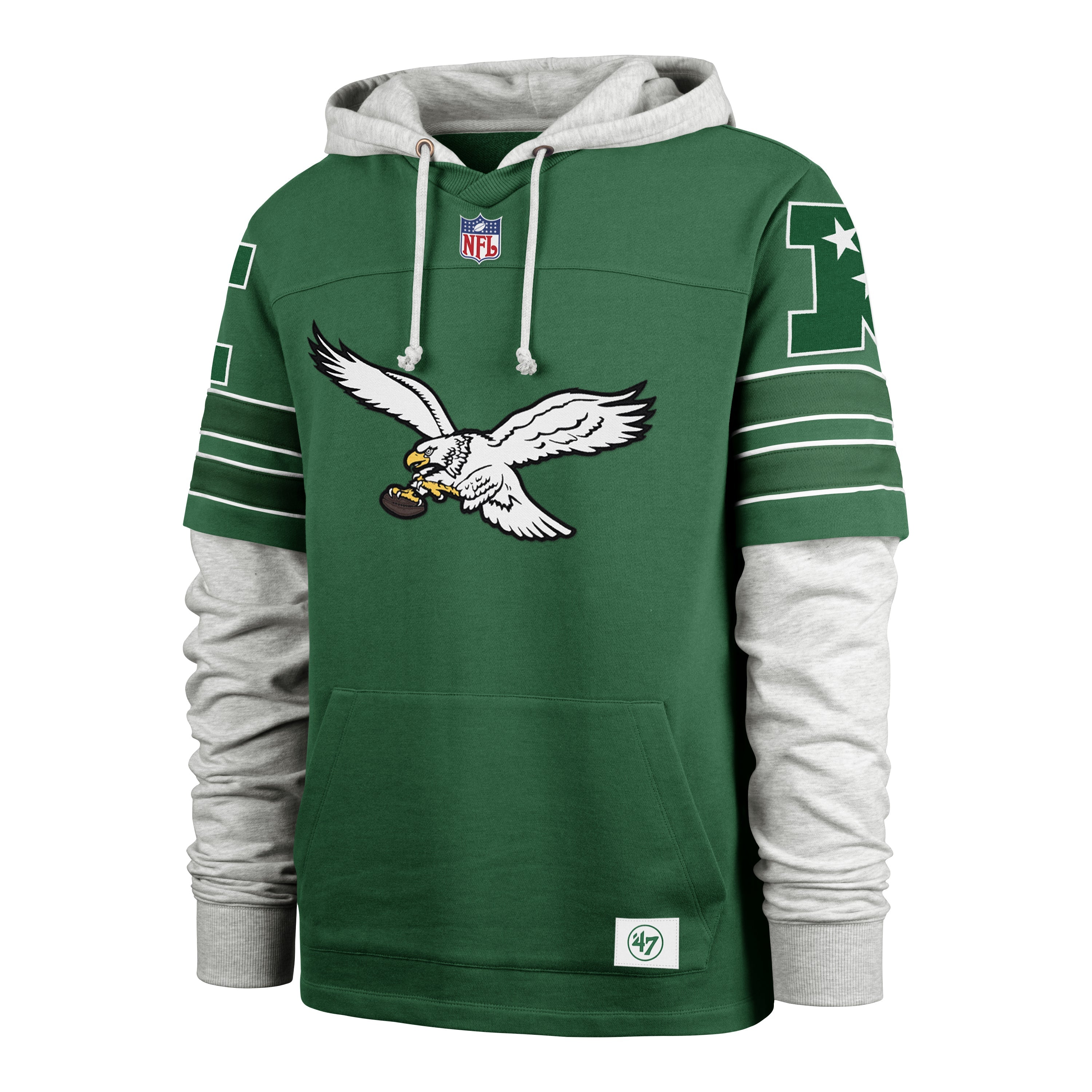 PHILADELPHIA EAGLES HISTORIC GRIDIRON BLITZ '47 CORNERBACK LACER ORCHARD GREEN