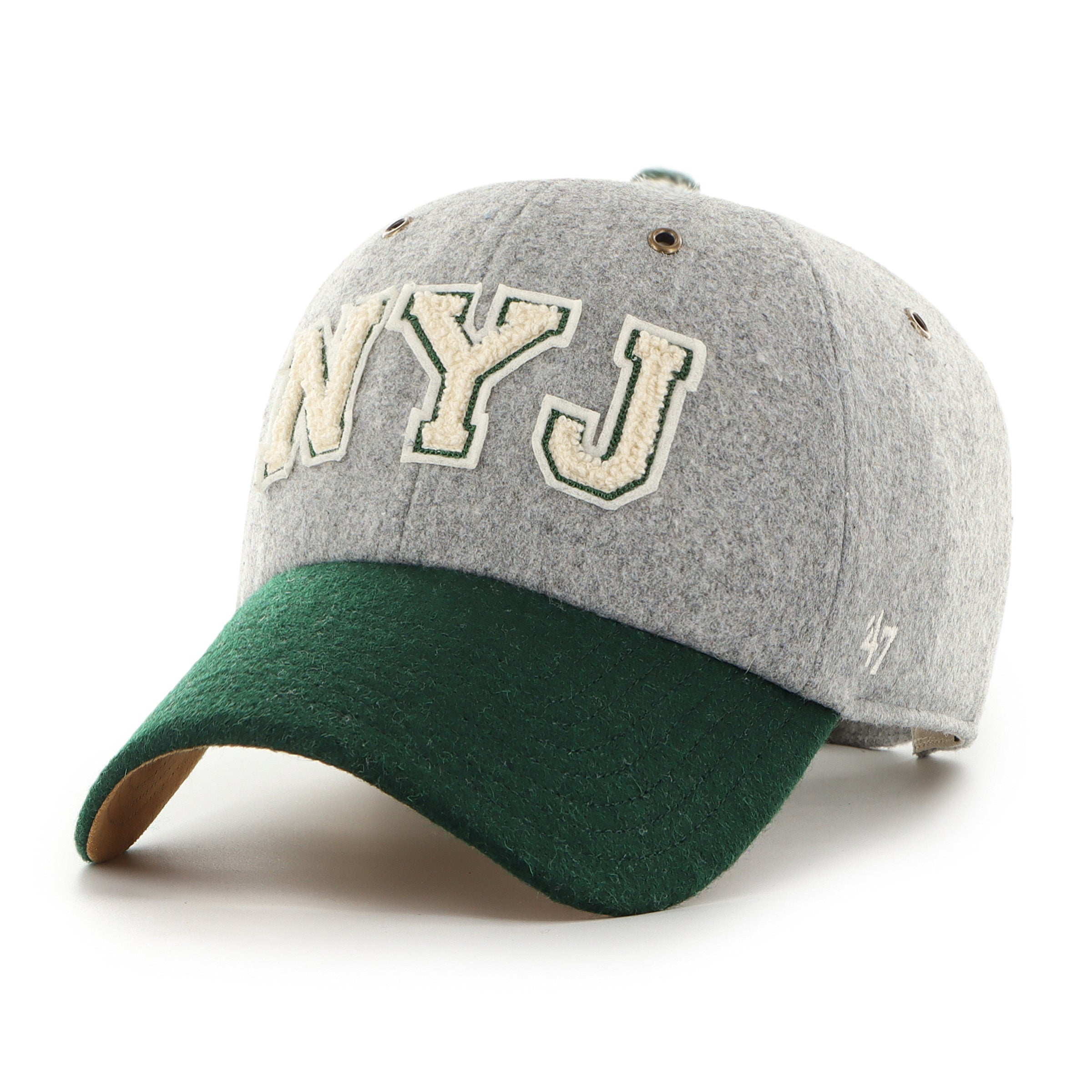 NEW YORK JETS STONEY CLOVER LANE X '47 BLOCK CLEAN UP GRAY