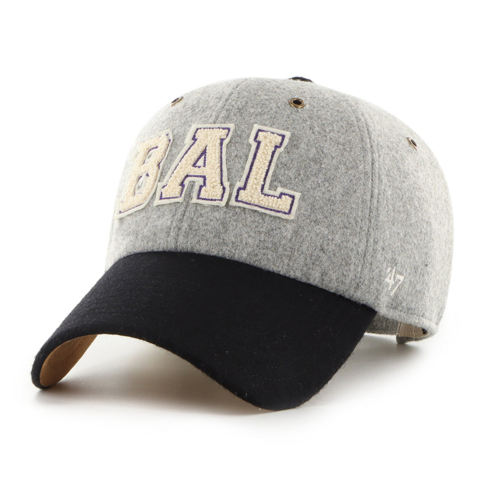 BALTIMORE RAVENS STONEY CLOVER LANE X '47 BLOCK CLEAN UP GRAY