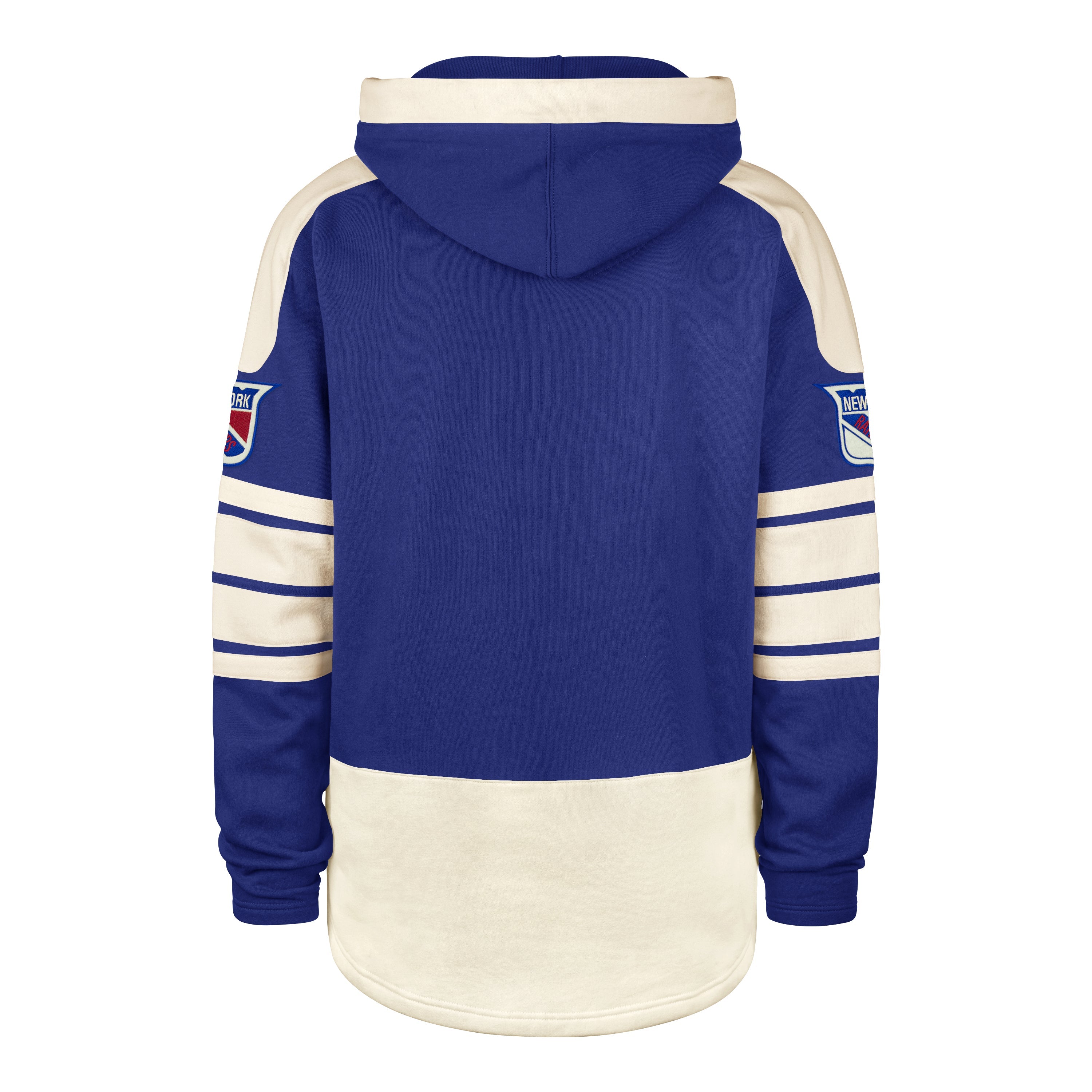OLD TIME HOCKEY NEW YORK RANGERS VINTAGE BLUE LINE HERITAGE '47 LACER ROYAL
