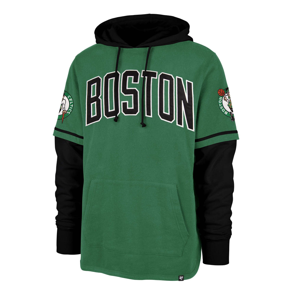 BOSTON CELTICS TRIFECTA '47 SHORTSTOP PULLOVER HOOD KELLY