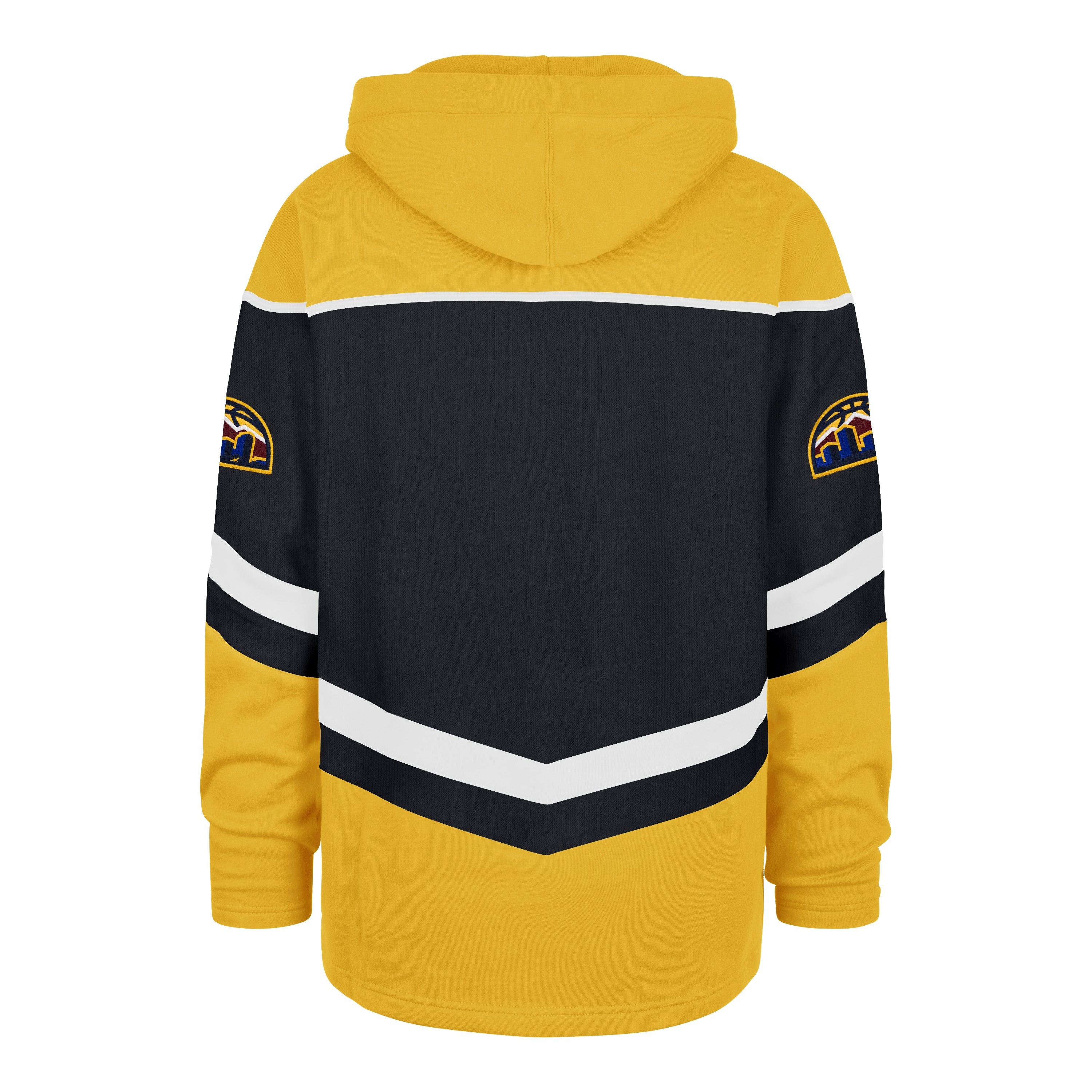 DENVER NUGGETS TRI SATIN '47 LAYUP LACER HOOD FALL NAVY