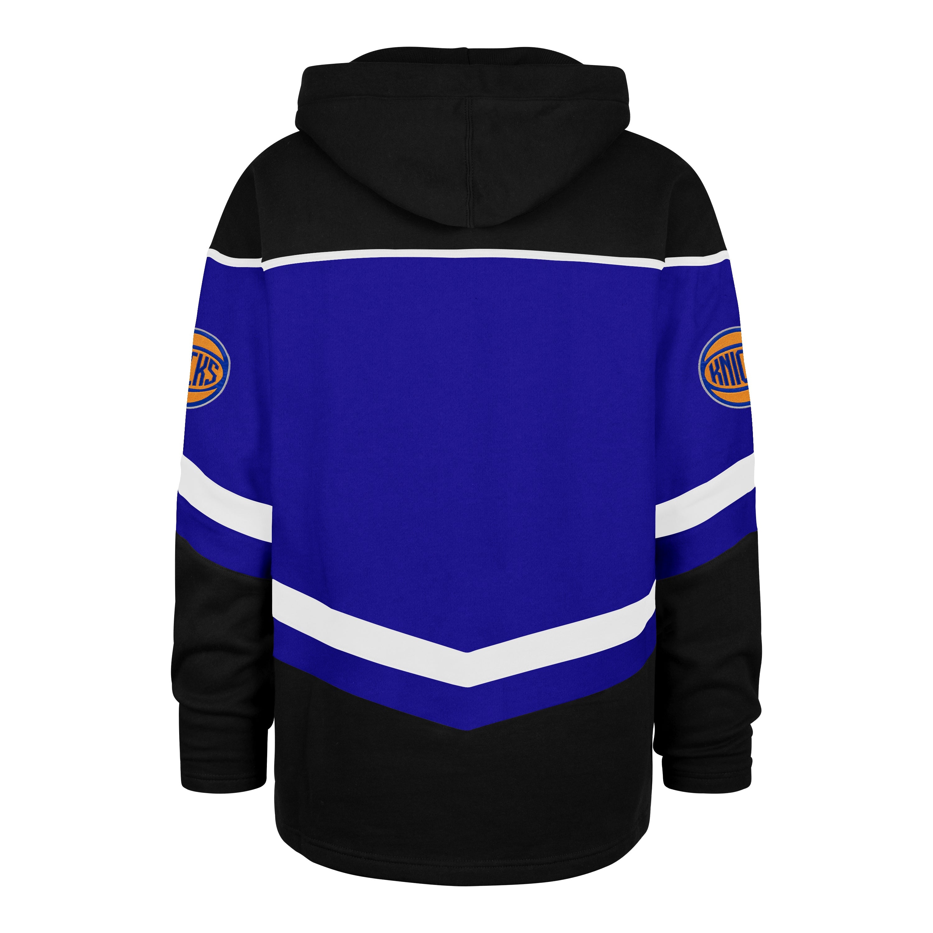 NEW YORK KNICKS TRI SATIN '47 LAYUP LACER HOOD ROYAL