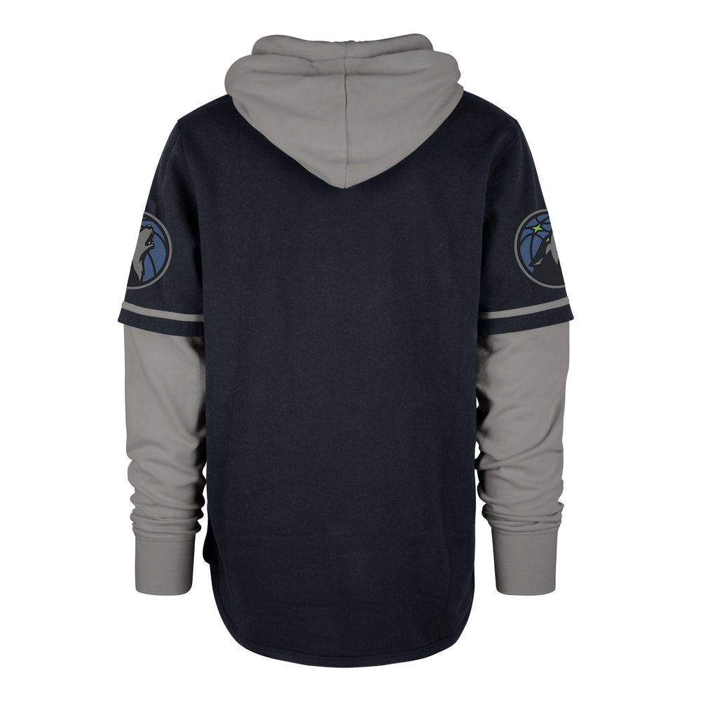 MINNESOTA TIMBERWOLVES TRIFECTA '47 SHORTSTOP PULLOVER HOOD FALL NAVY