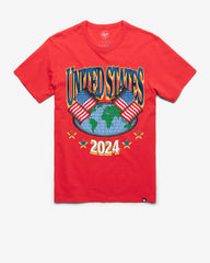 UNITED STATES U.S.A. VEX '47 FRANKLIN TEE RACER RED