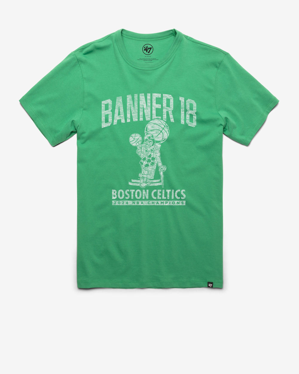 BOSTON CELTICS 2024 NBA CHAMPIONS '47 FRANKLIN TEE ORCHARD GREEN
