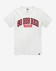 NEBRASKA CORNHUSKERS LOCAL ARCH '47 FRANKLIN TEE WHITE WASH