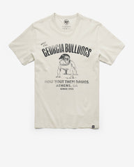 GEORGIA BULLDOGS VINTAGE WIDE OPEN '47 FRANKLIN TEE DUNE