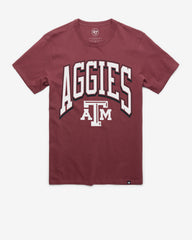 TEXAS A&M AGGIES WALK TALL '47 FRANKLIN TEE MULBERRY MAROON