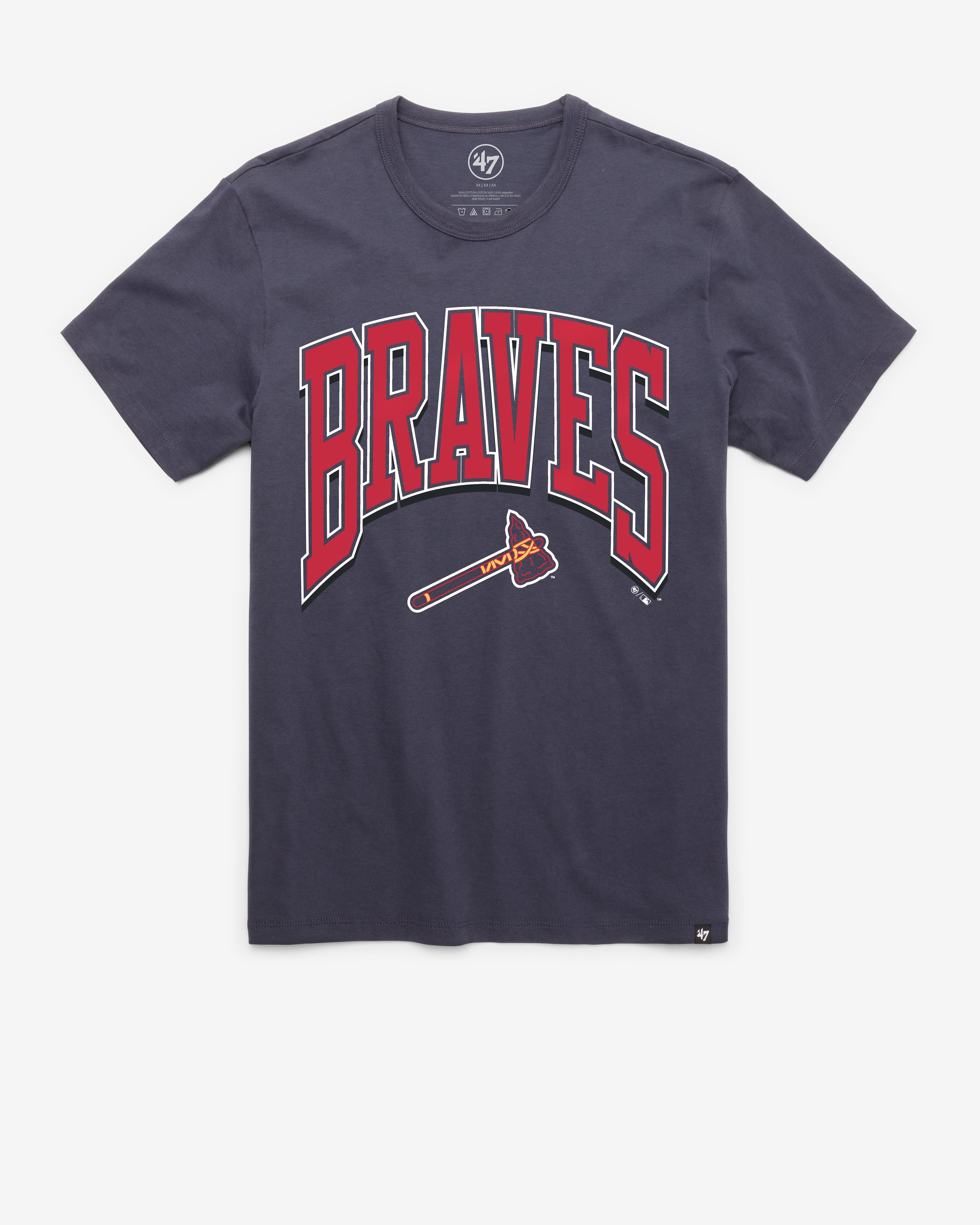 ATLANTA BRAVES WALK TALL '47 FRANKLIN TEE ATLAS BLUE