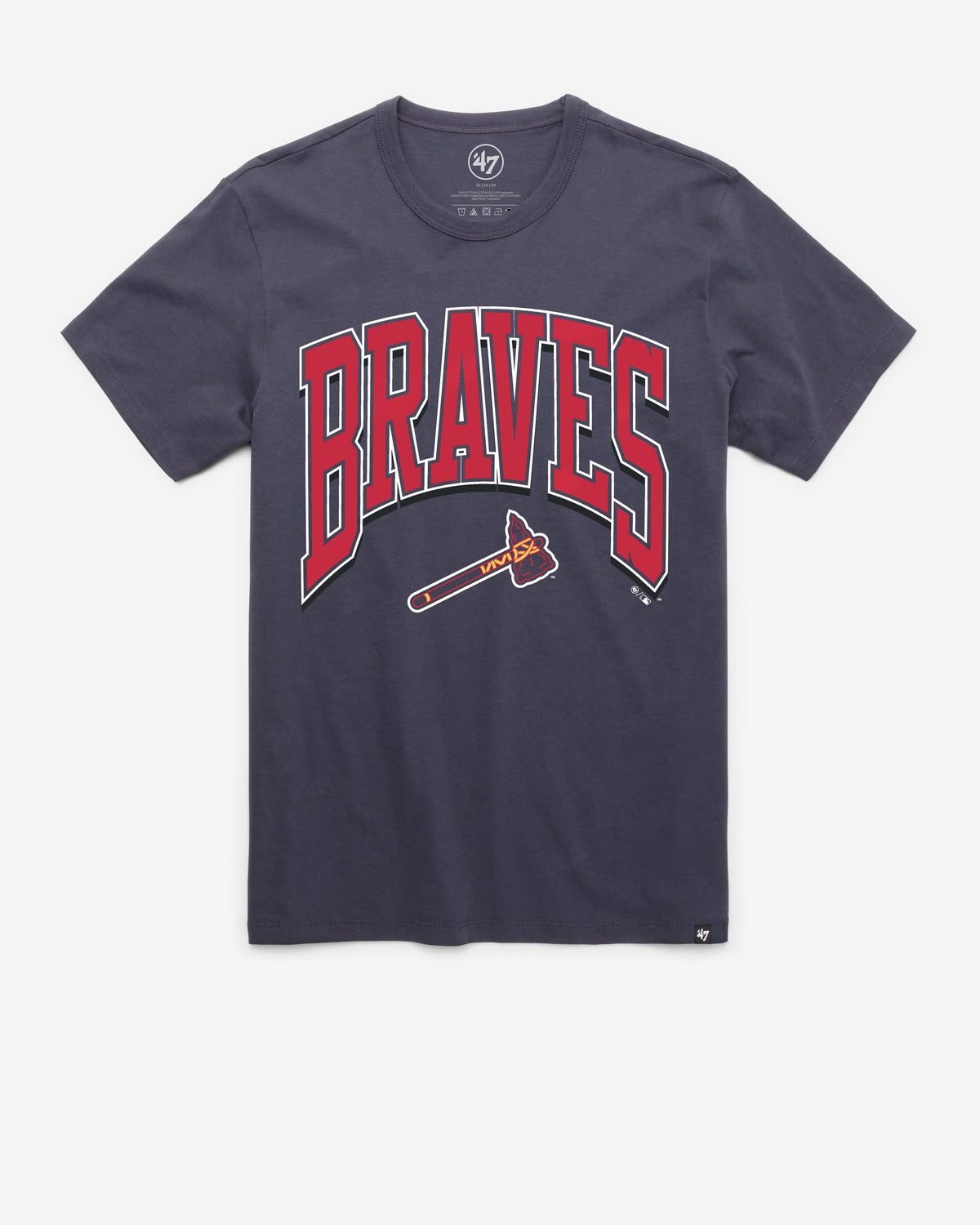 ATLANTA BRAVES WALK TALL '47 FRANKLIN TEE ATLAS BLUE