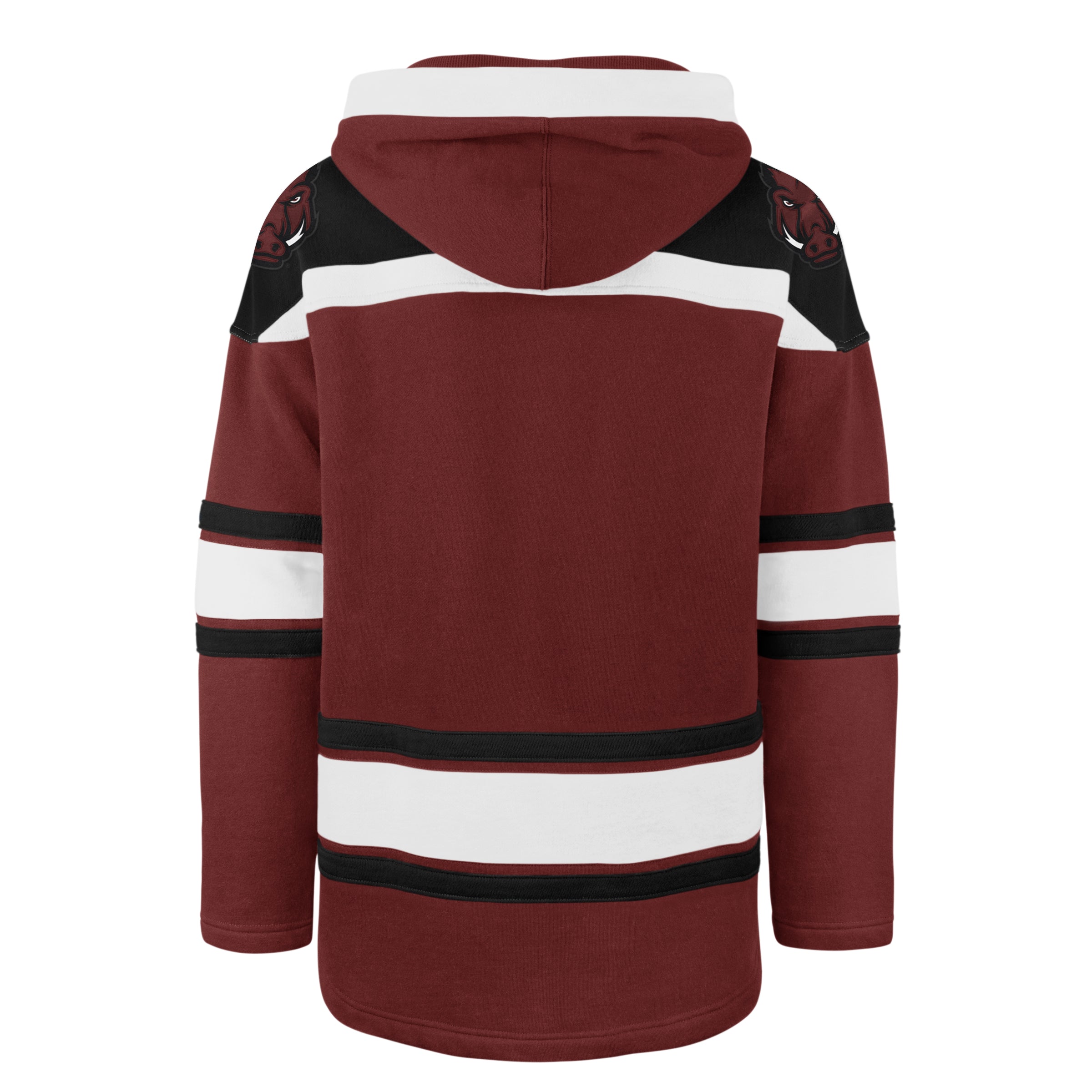 ARKANSAS RAZORBACKS SUPERIOR '47 LACER HOOD CARDINAL