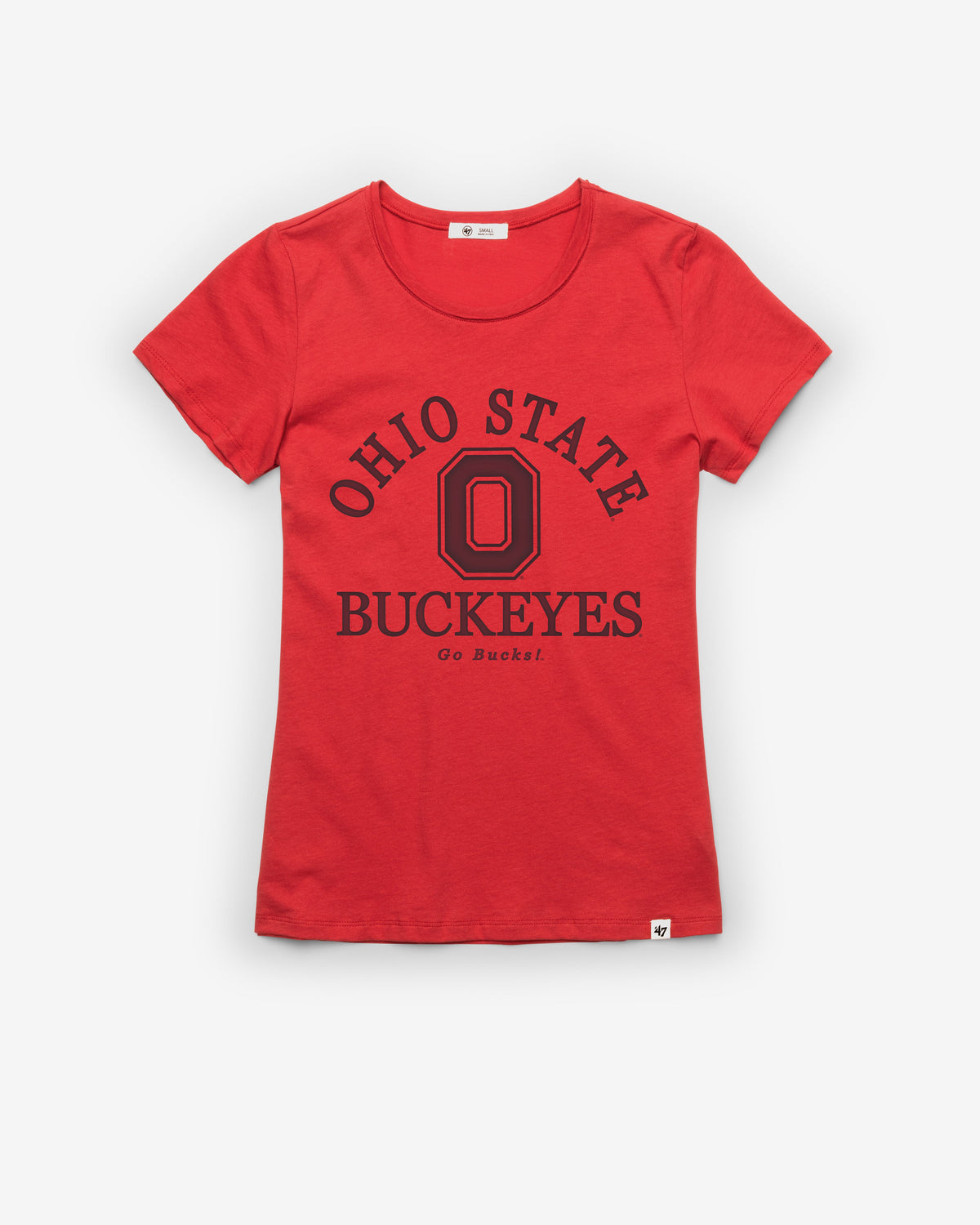 OHIO STATE BUCKEYES FRESH START '47 FRANKIE TEE WOMENS RACER RED