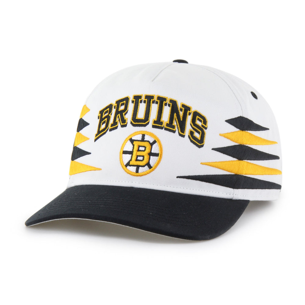 BOSTON BRUINS VINTAGE DIAMOND CUT '47 HITCH WHITE