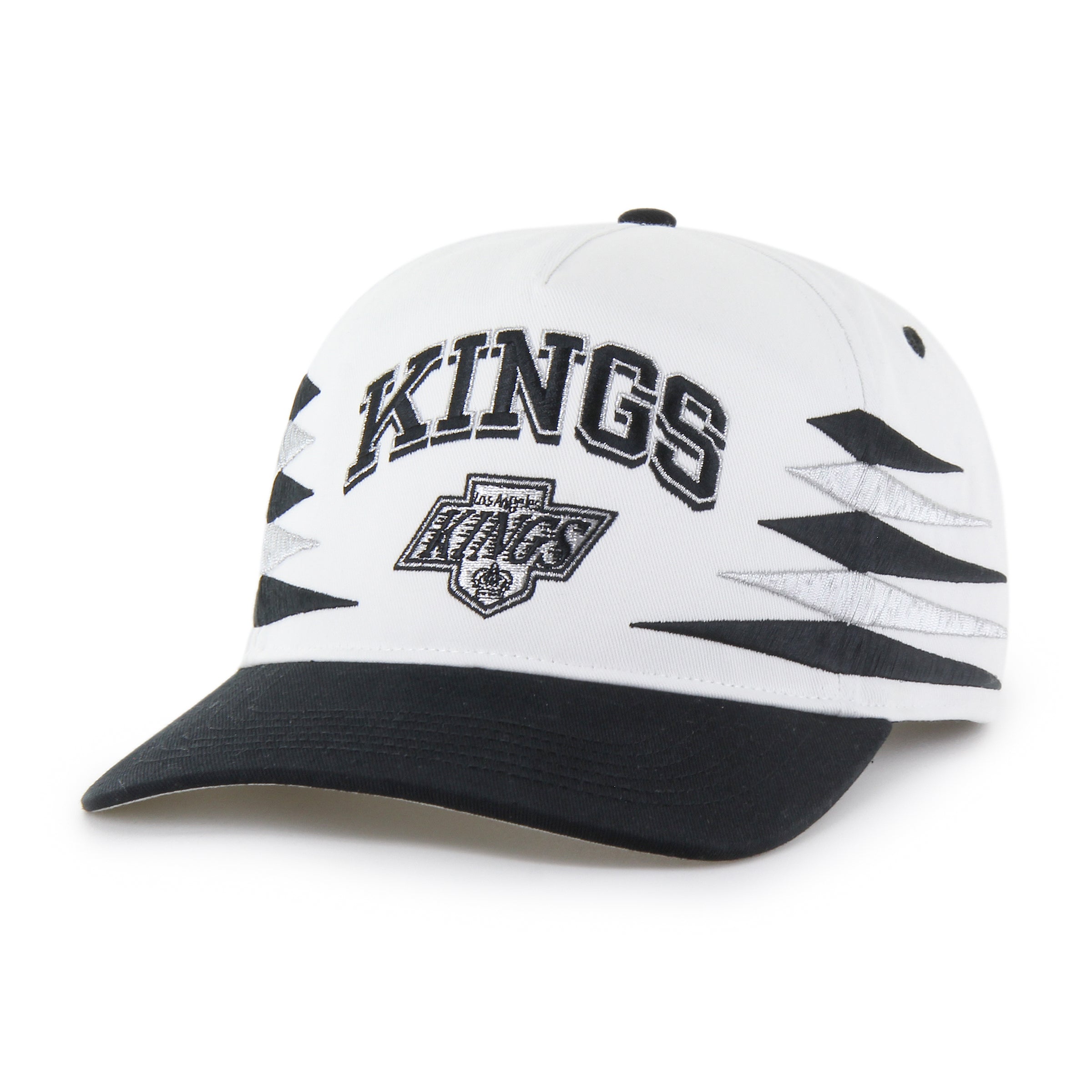 LOS ANGELES KINGS VINTAGE DIAMOND CUT '47 HITCH WHITE