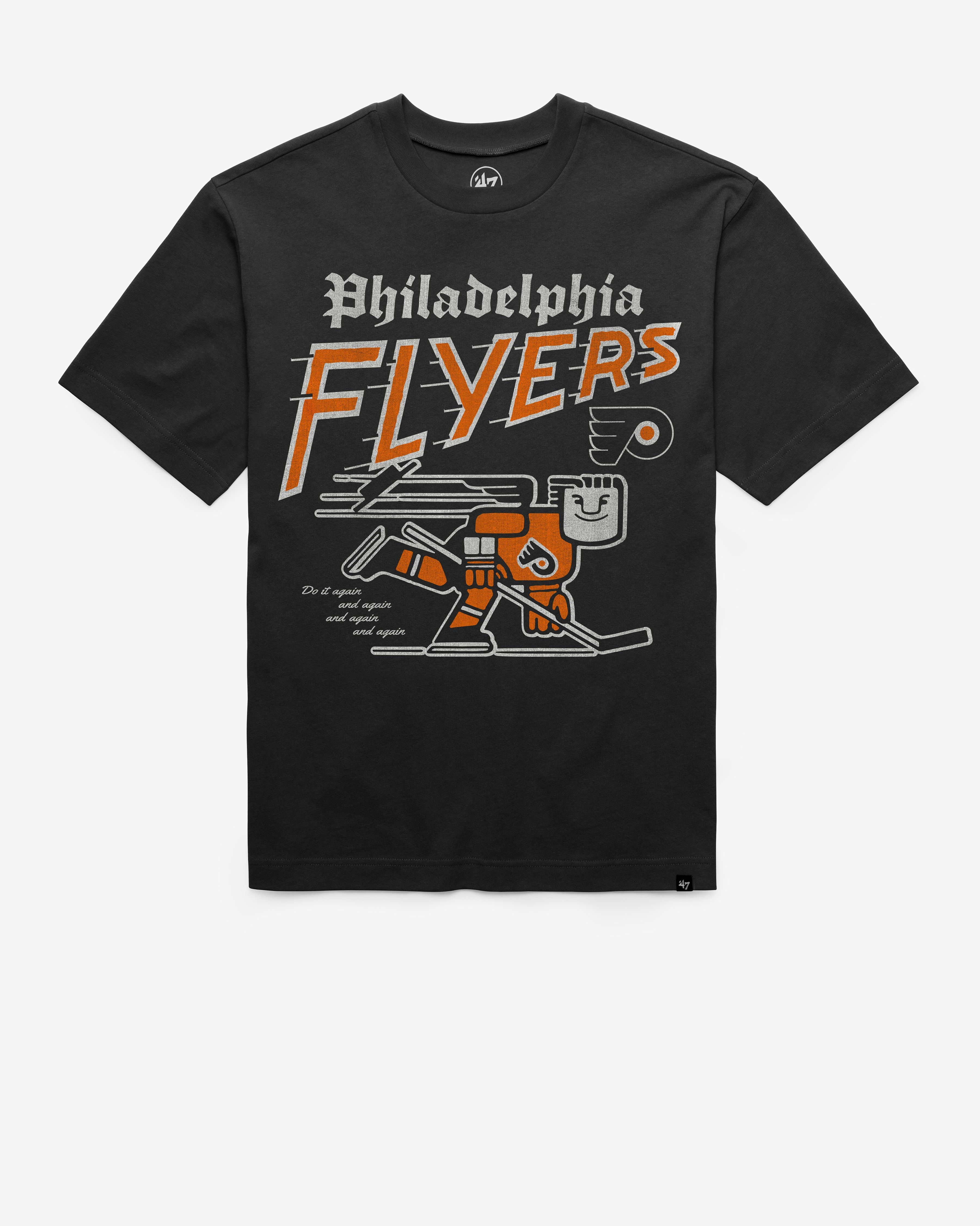PHILADELPHIA FLYERS SIGMA '47 FOUNDATION TEE FLINT BLACK