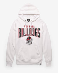 GEORGIA BULLDOGS TEAM ELEMENTS ARCH '47 HEADLINE HOOD WHITE WASH