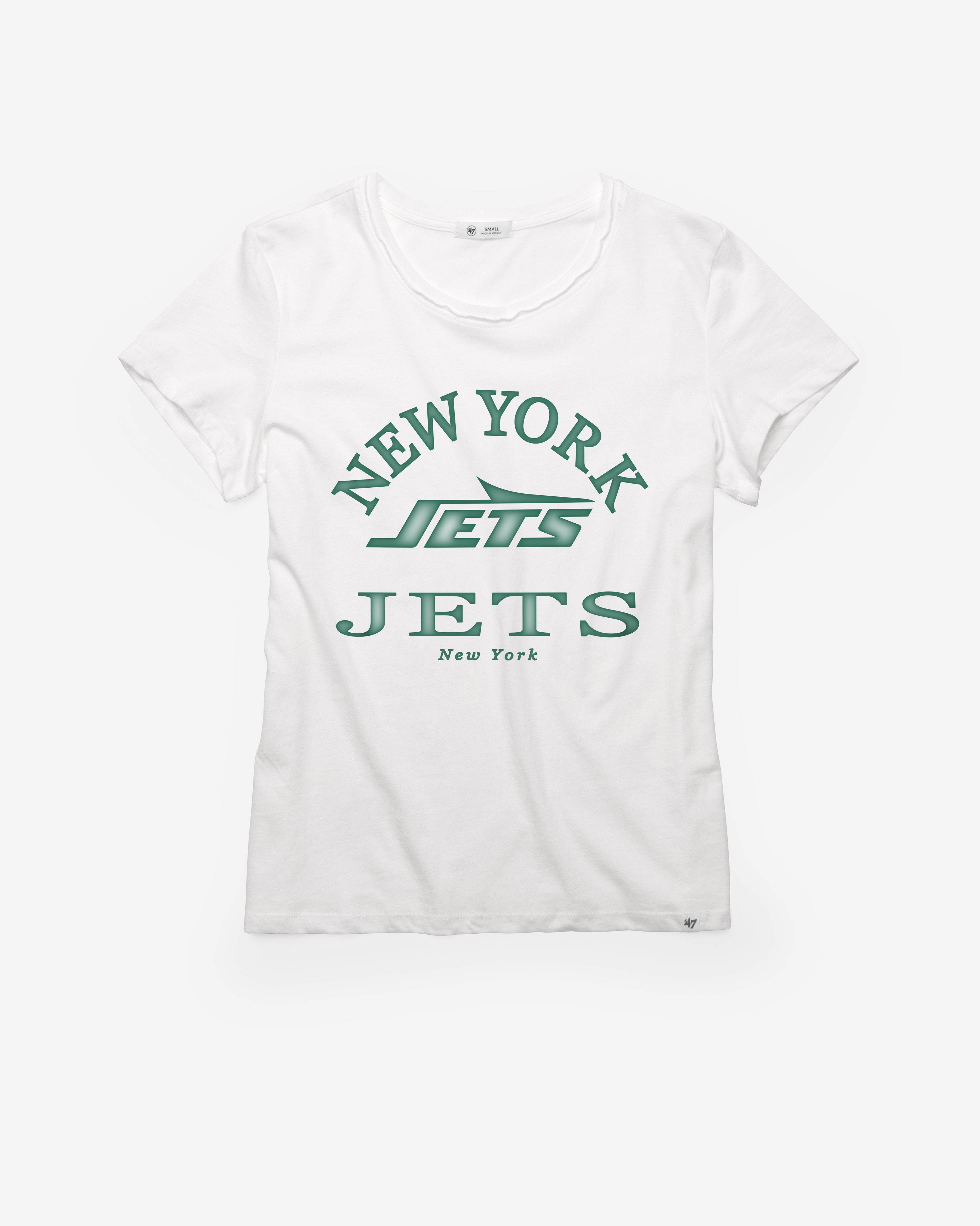 NEW YORK JETS FRESH START '47 FRANKIE TEE WOMENS WHITE WASH
