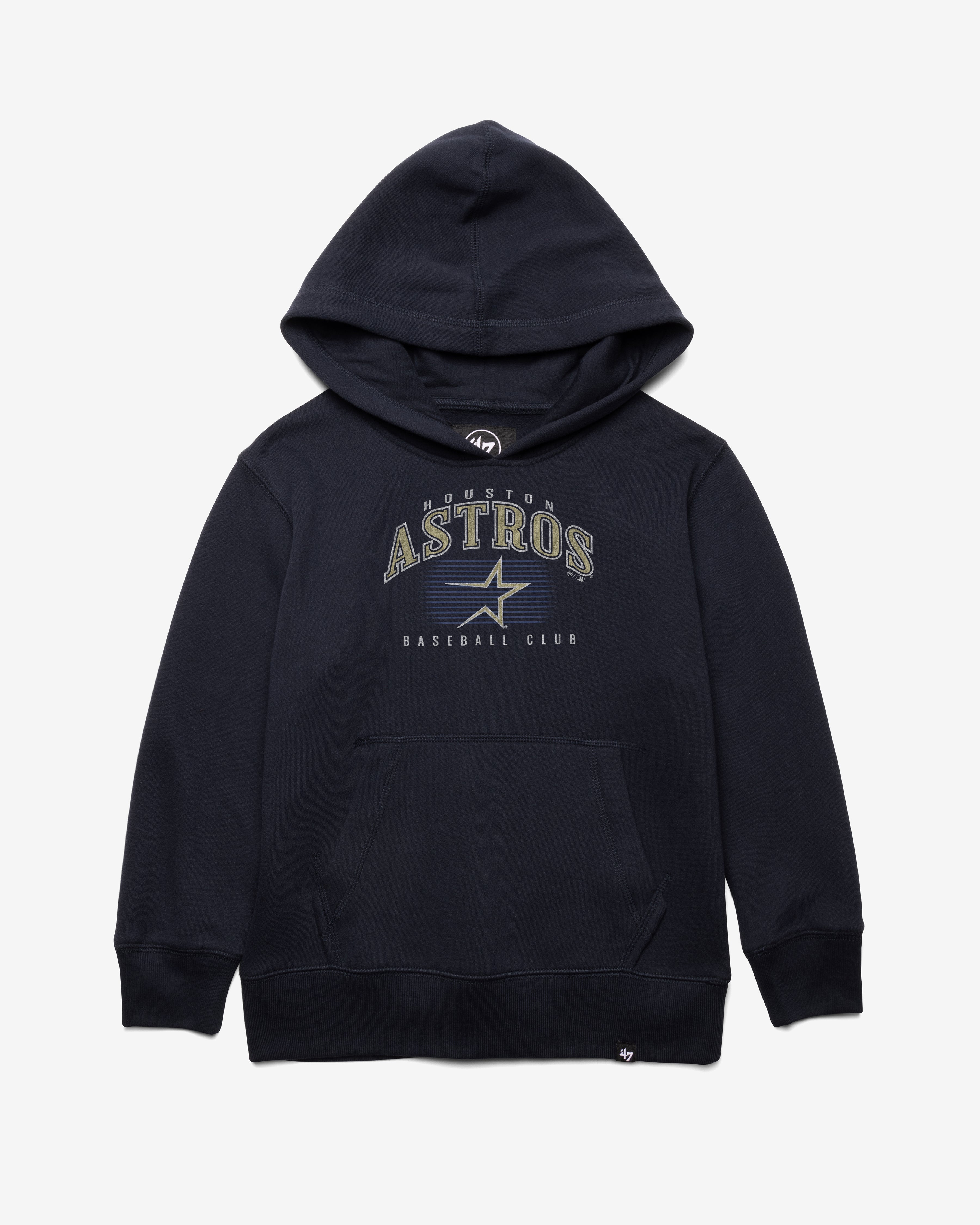 HOUSTON ASTROS COOPERSTOWN DOUBLE HEADER '47 HEADLINE HOOD KIDS FALL NAVY