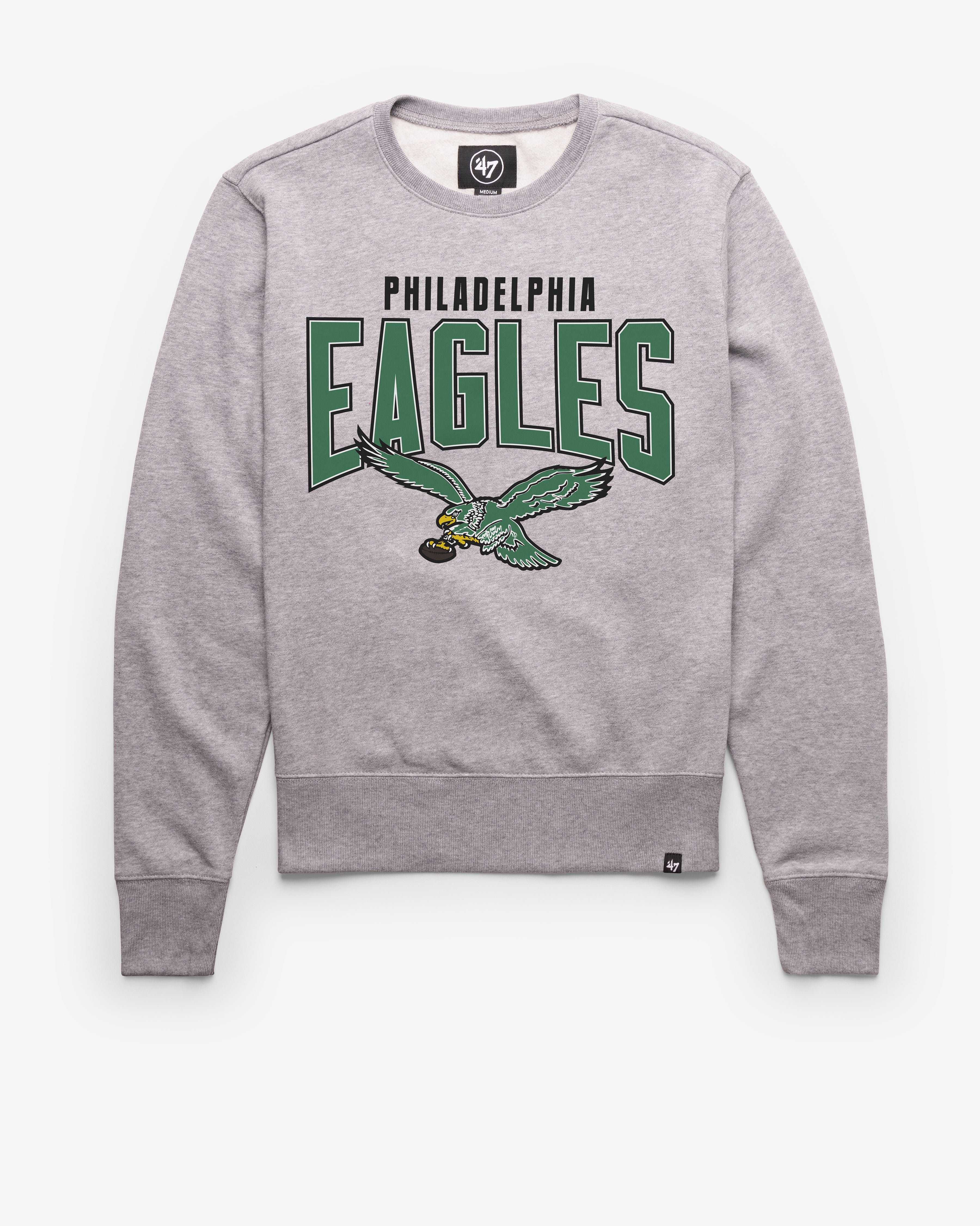 PHILADELPHIA EAGLES HISTORIC TEAM ELEMENTS ARCH '47 HEADLINE CREW SLATE GREY