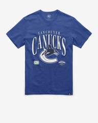 VANCOUVER CANUCKS CREASE '47 FRANKLIN TEE JETTY BLUE