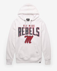 MISSISSIPPI REBELS TEAM ELEMENTS ARCH '47 HEADLINE HOOD WHITE WASH