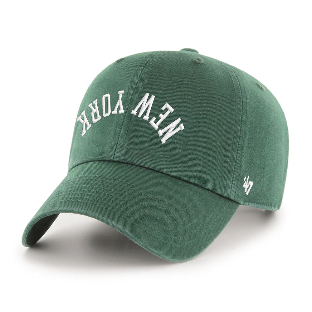 NEW YORK JETS UPSIDE DOWN '47 CLEAN UP DARK GREEN