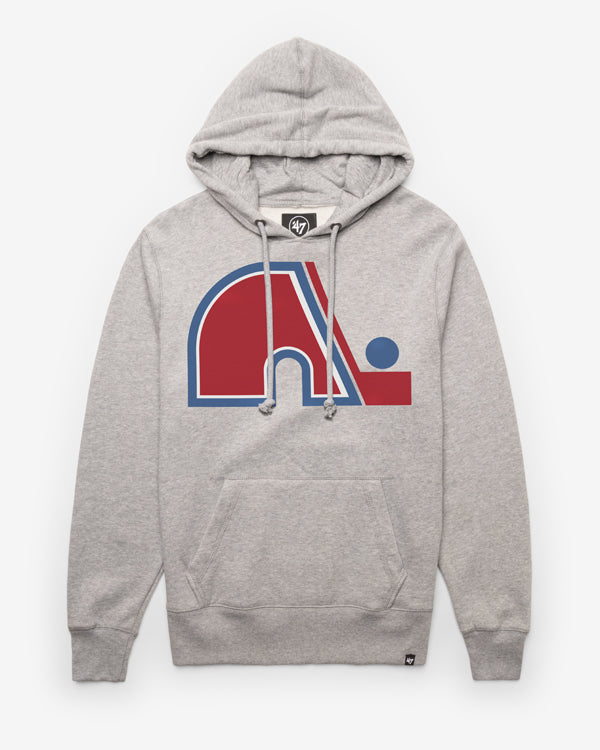 QUEBEC NORDIQUES VINTAGE IMPRINT '47 HEADLINE HOOD SLATE GREY