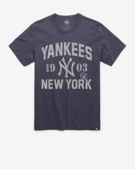 NEW YORK YANKEES ON TRACK '47 FRANKLIN TEE ATLAS BLUE
