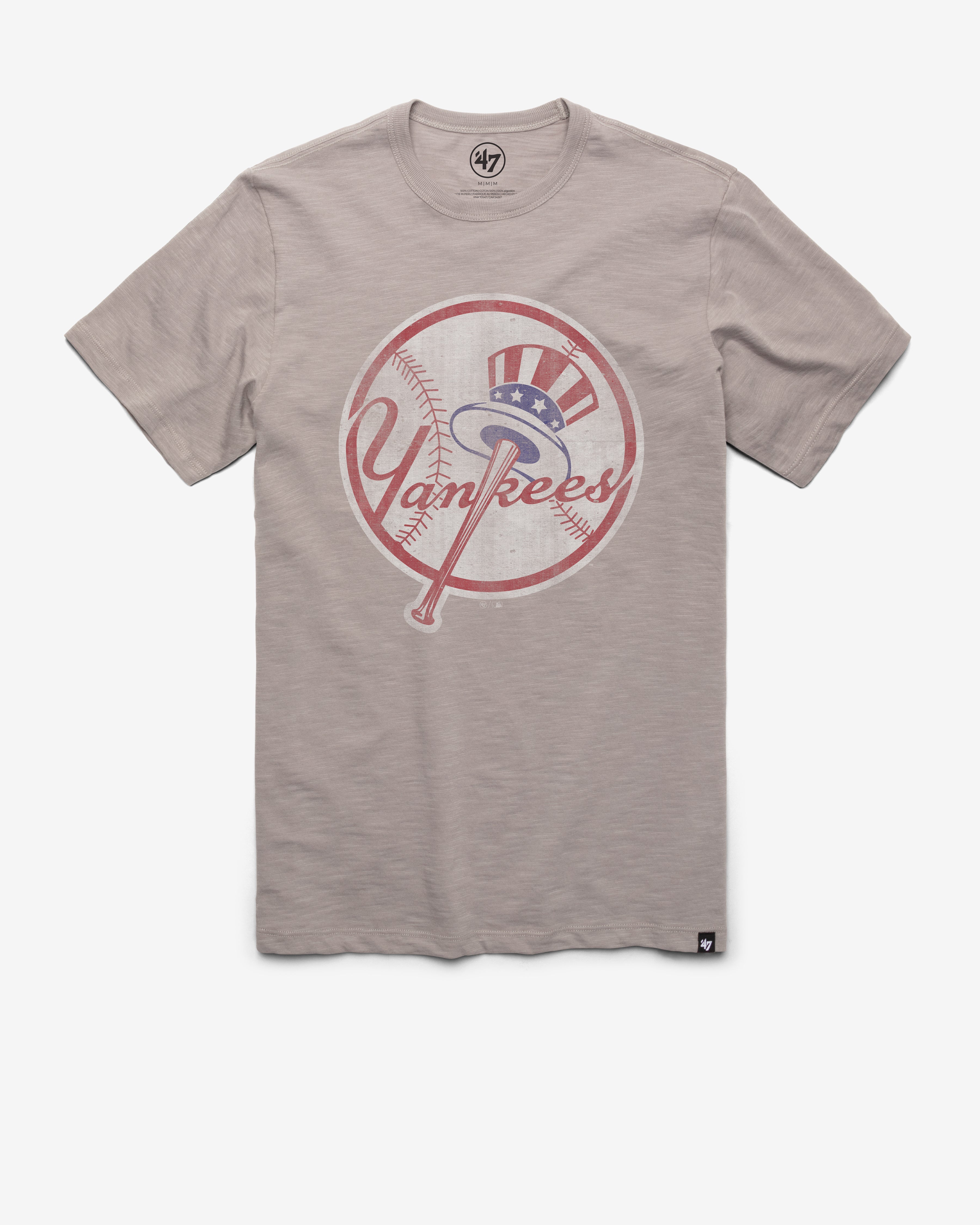 NEW YORK YANKEES GRIT '47 SCRUM TEE WOLF GREY