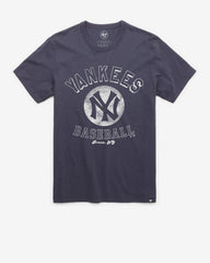 NEW YORK YANKEES COOPERSTOWN NOSTALGIA '47 FRANKLIN TEE ATLAS BLUE