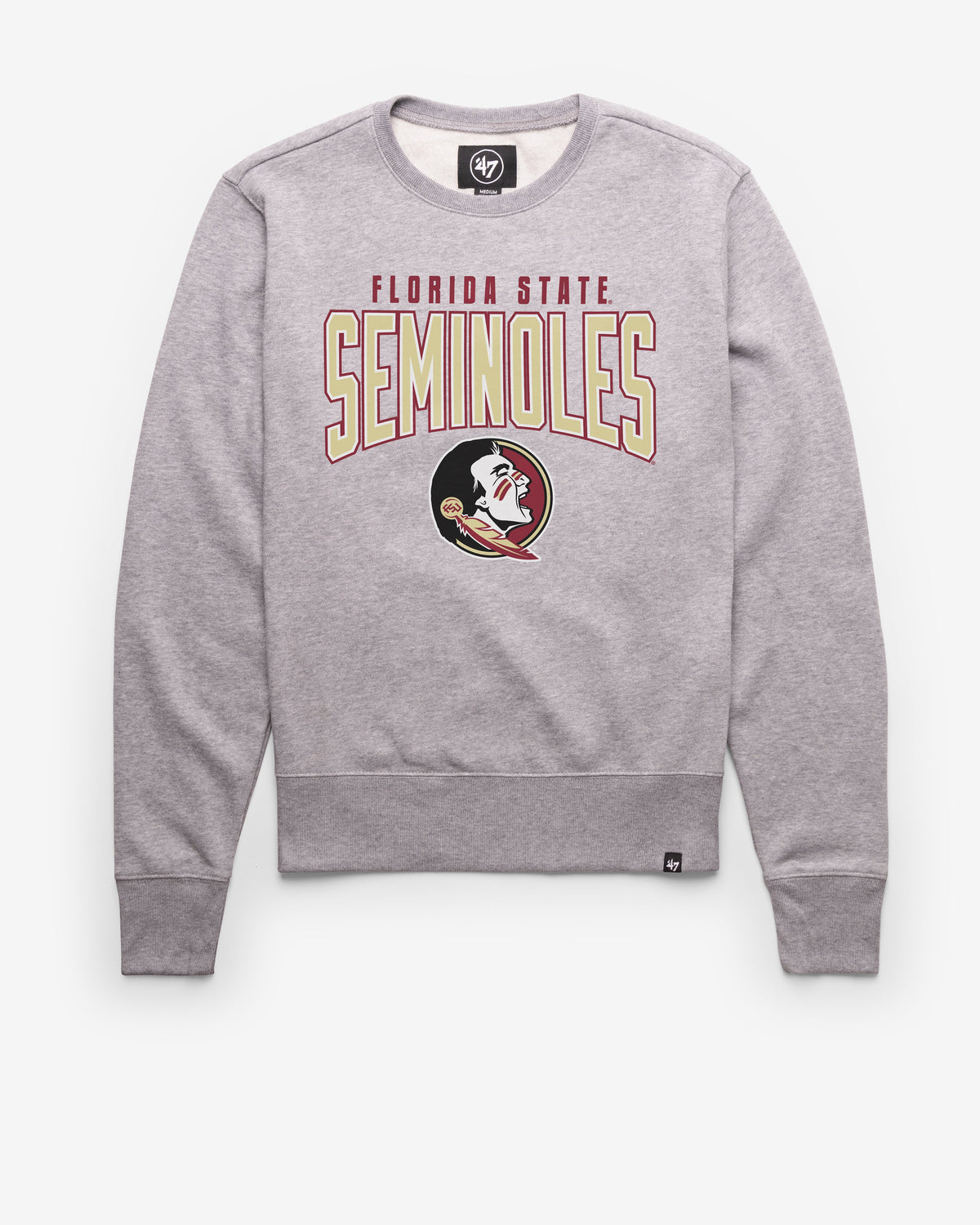 FLORIDA STATE SEMINOLES TEAM ELEMENTS ARCH '47 HEADLINE CREW SLATE GREY