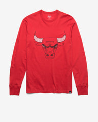 CHICAGO BULLS PREMIER '47 FRANKLIN LONG SLEEVE TEE RACER RED