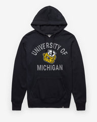 MICHIGAN WOLVERINES VINTAGE PIVOTAL '47 HEADLINE HOOD FALL NAVY