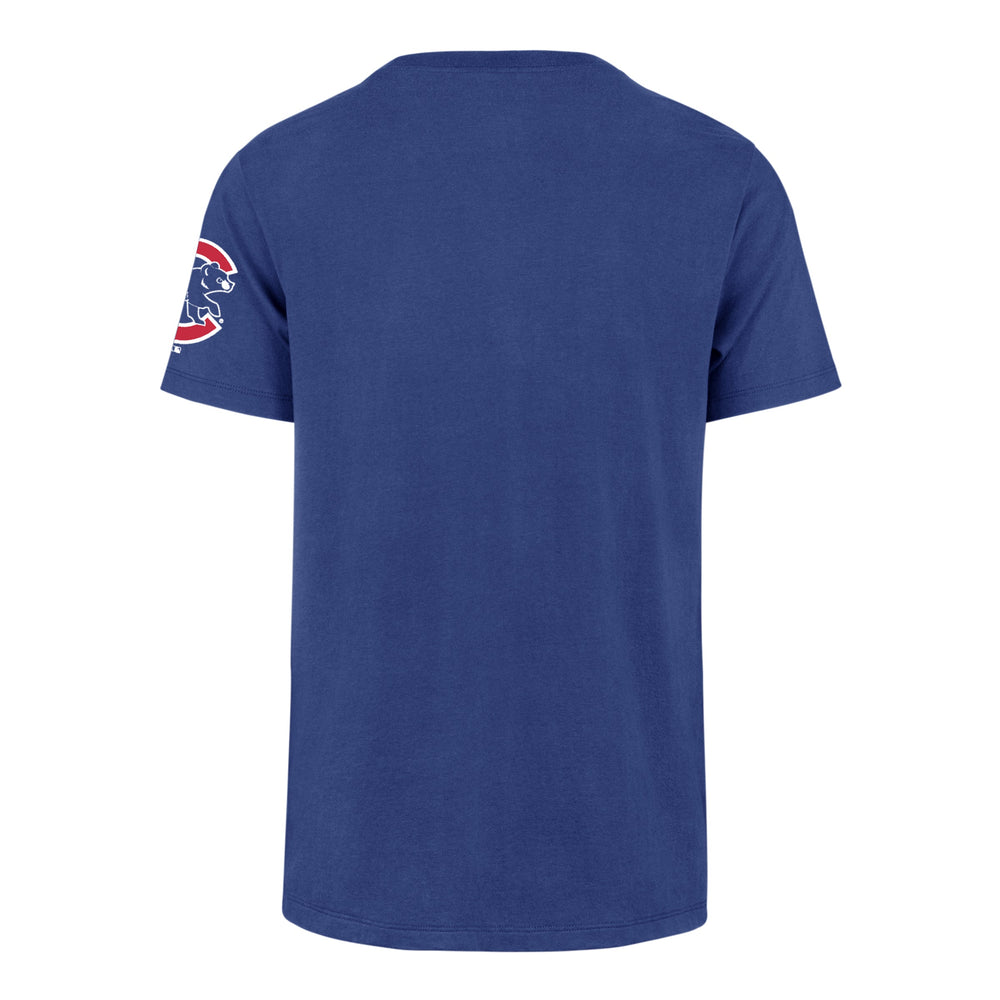 CHICAGO CUBS UPSIDE DOWN TWO PEAT '47 FRANKLIN TEE JETTY BLUE