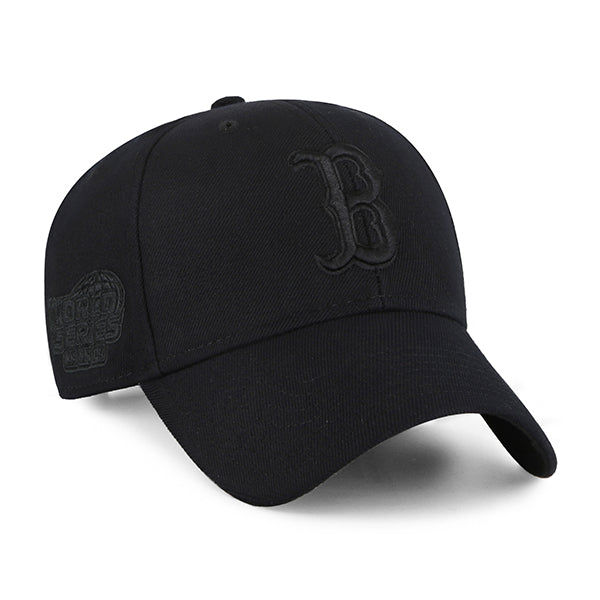 BOSTON RED SOX COOPERSTOWN WORLD SERIES SURE SHOT SNAPBACK '47 MVP BLACK