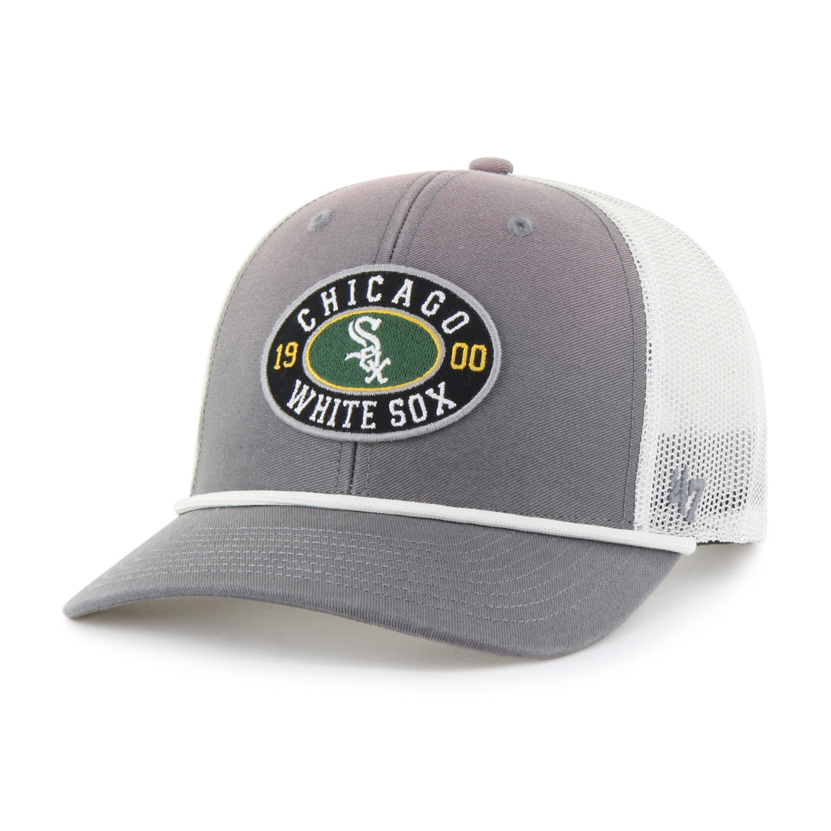 CHICAGO WHITE SOX TIDE SWEEP ROPE '47 TRUCKER DARK GRAY