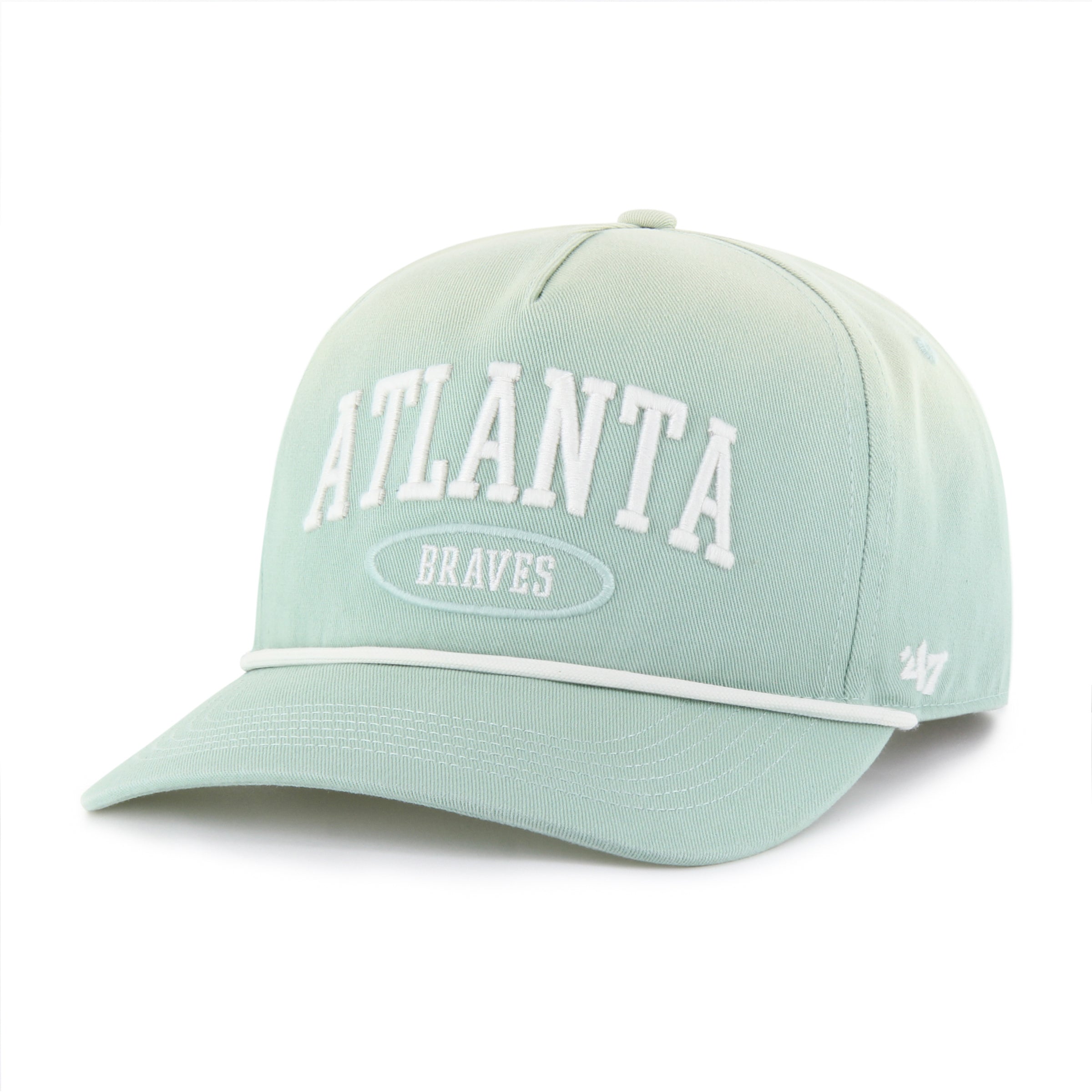 ATLANTA BRAVES TYBEE ROPE '47 HITCH RF RELAXED FIT EUCALYPTUS