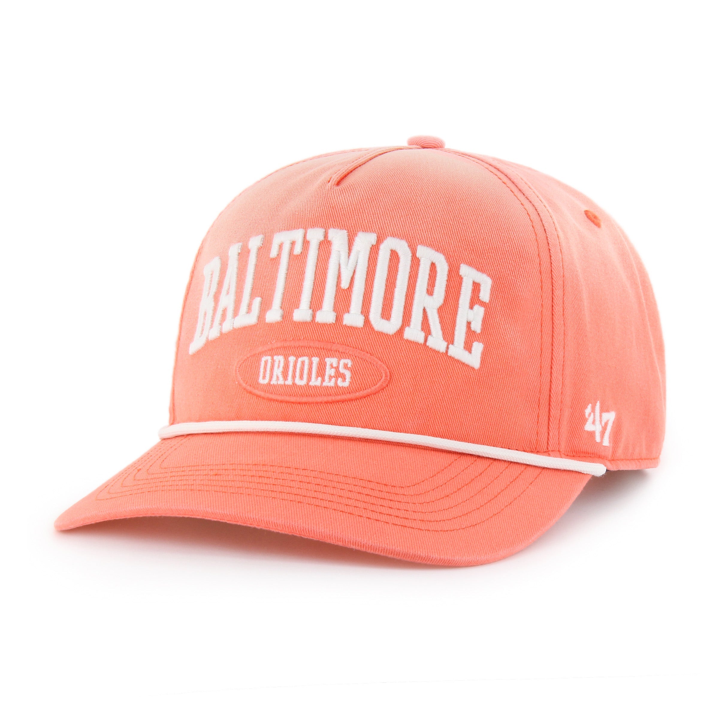 BALTIMORE ORIOLES TYBEE ROPE '47 HITCH RF RELAXED FIT GRAPEFRUIT